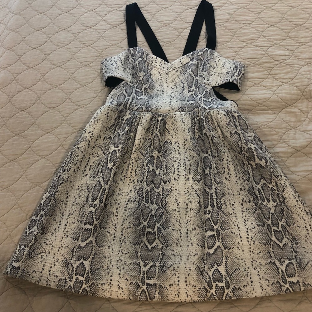 Rebecca Minkoff snakeskin print dress